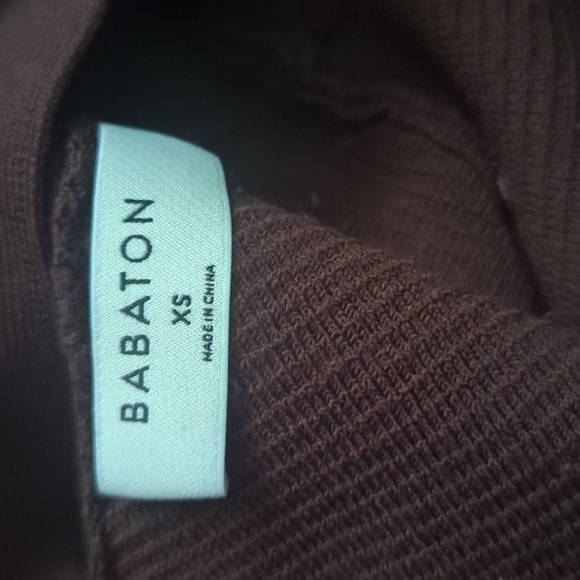 Aritzia Babaton Sculpt Knit Criss Cross Bodycon Mini Dress - Picture 8 of 10